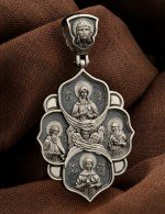 Образок из белого золота