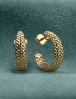 Серьги из лимонного золота