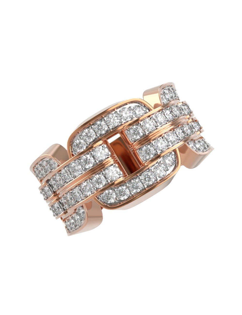 Кольцо из золота c бриллиантами