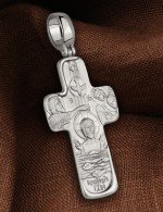 Крест из белого золота