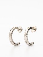 Серьги из белого золота c бриллиантами