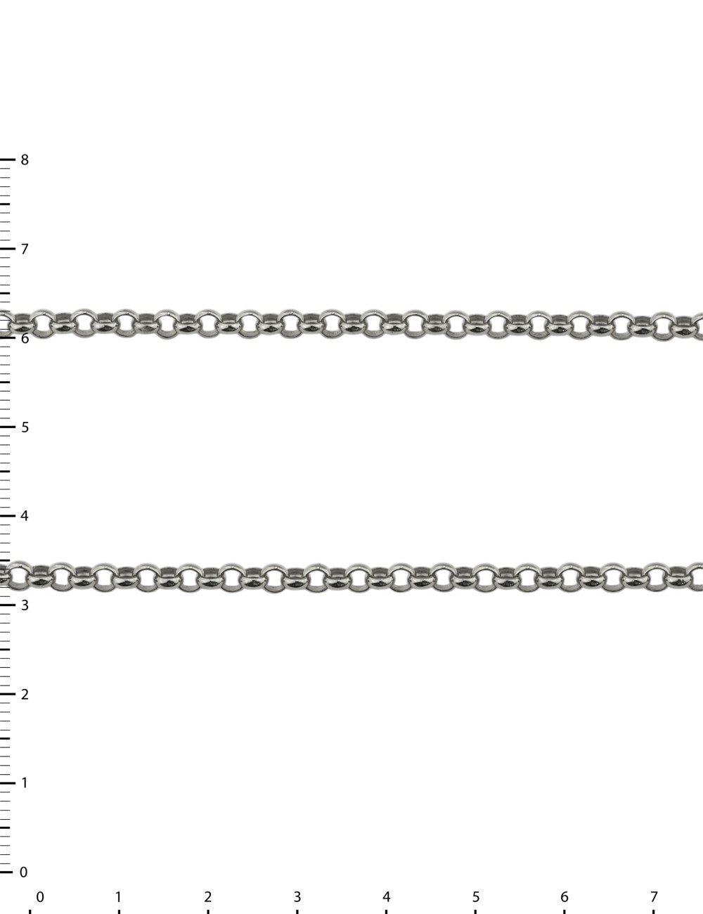 Цепь из белого золота