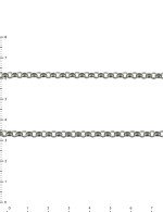 Цепь из белого золота