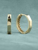 Серьги из лимонного золота