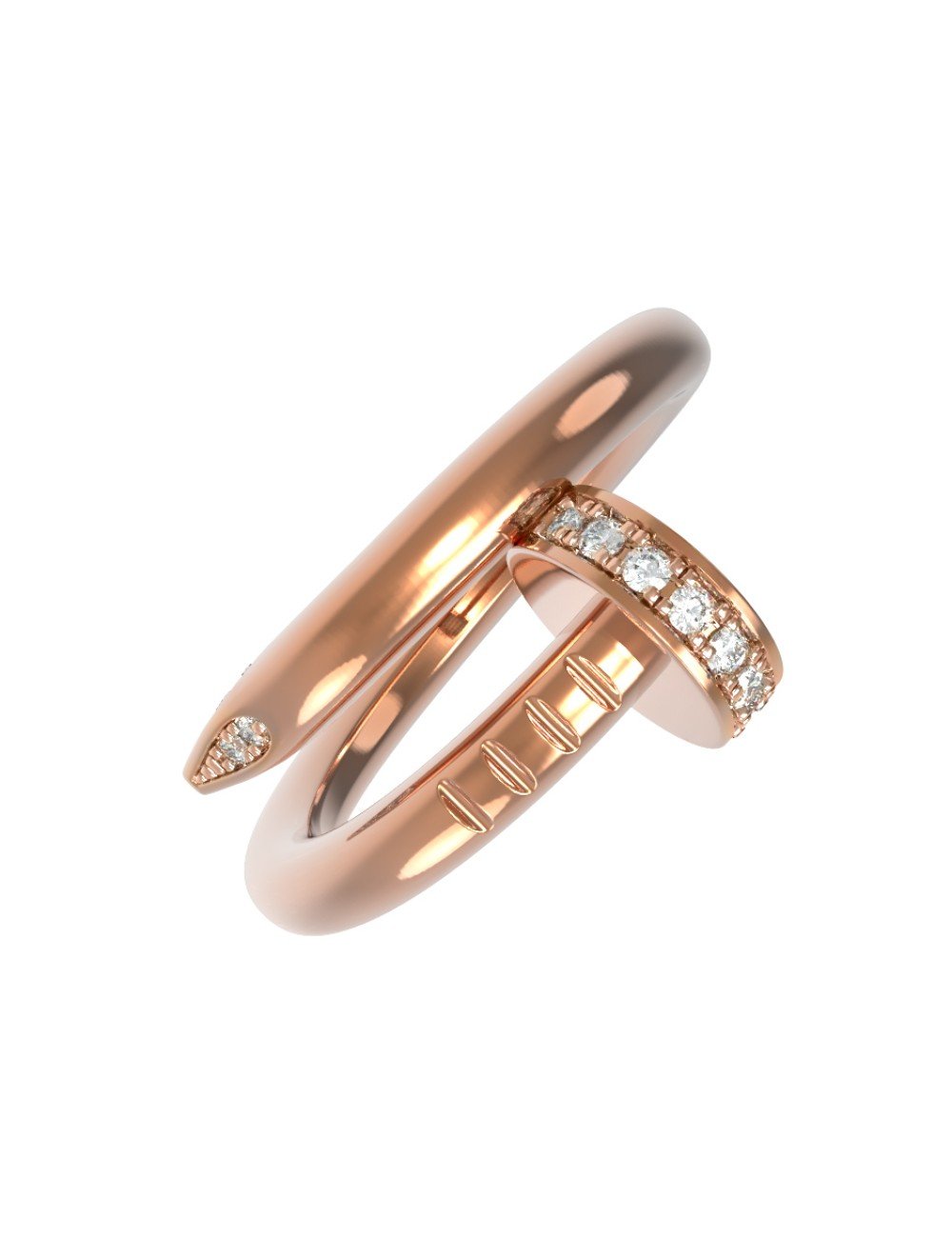 Кольцо из золота c бриллиантами