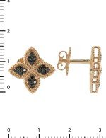 Серьги из золота c бриллиантами