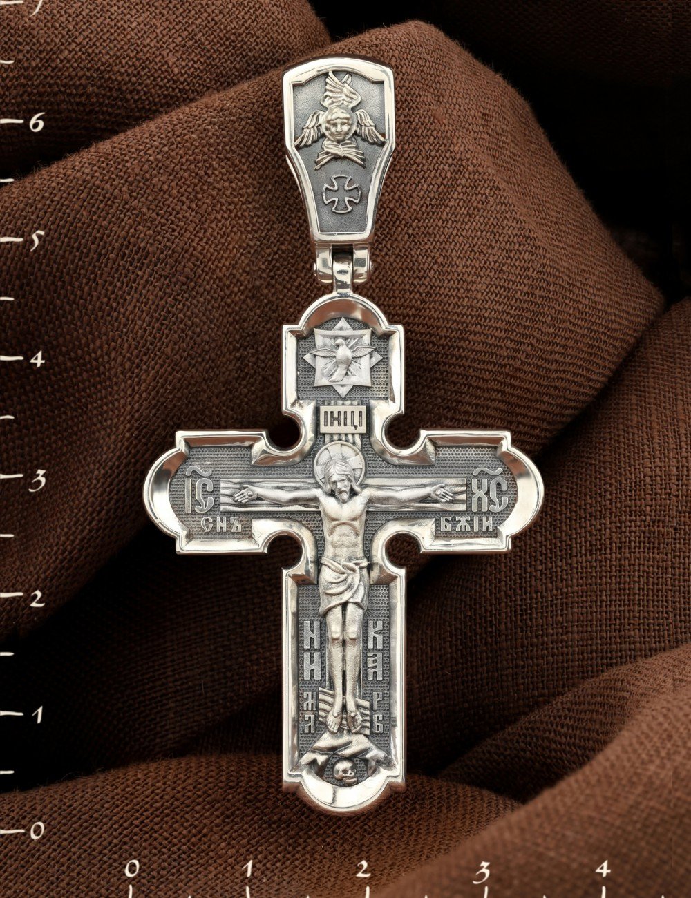 Крест из серебра 925 пробы