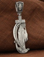 Образок из белого золота