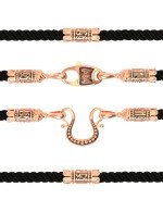 Шнурок шёлковый из золота c шёлковым шнурком