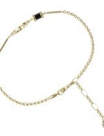 Браслет из лимонного золота c бриллиантами и ониксом