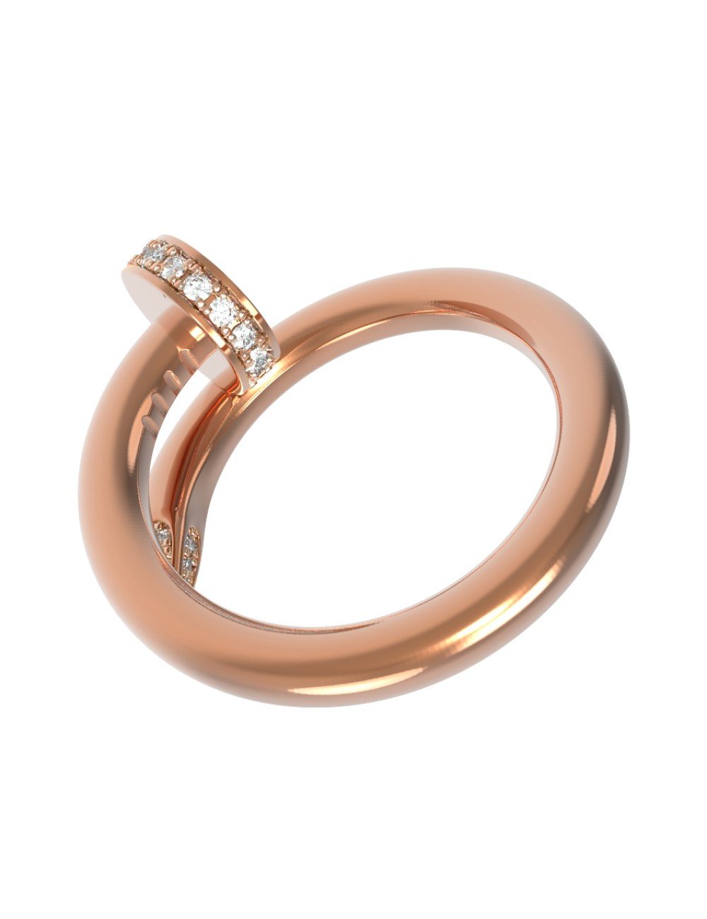 Кольцо из золота c бриллиантами