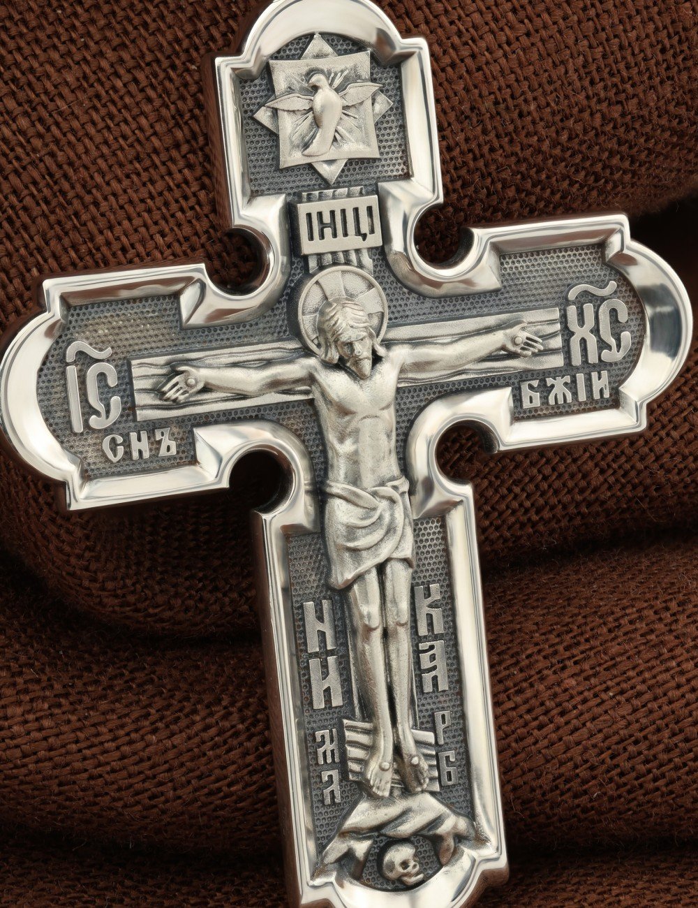 Крест из серебра 925 пробы