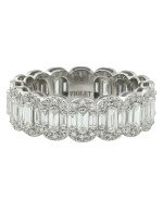 Кольцо из белого золота c бриллиантами