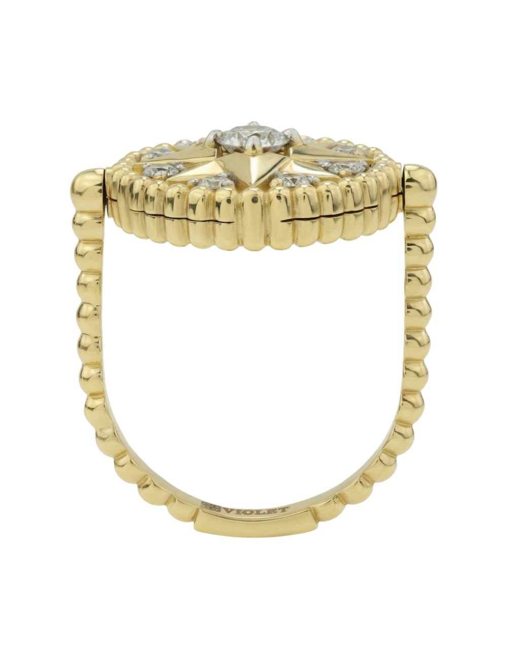 Кольцо из золота c бриллиантами