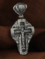 Крест из белого золота