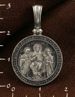 Образок из белого золота