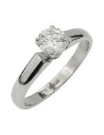 Кольцо из белого золота c бриллиантами