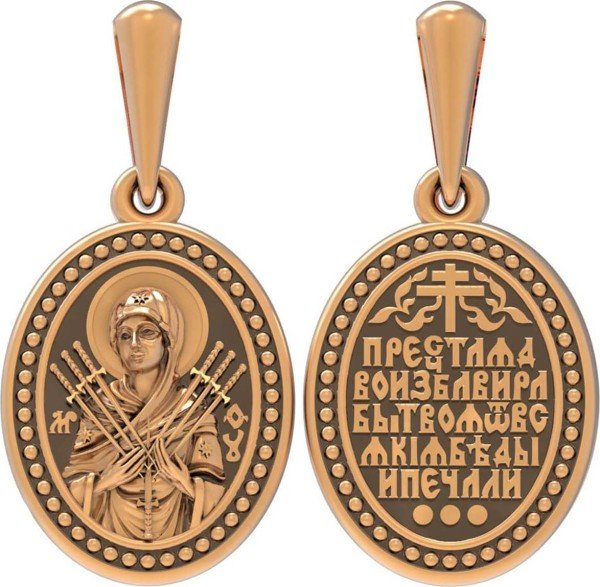 Образок из золота