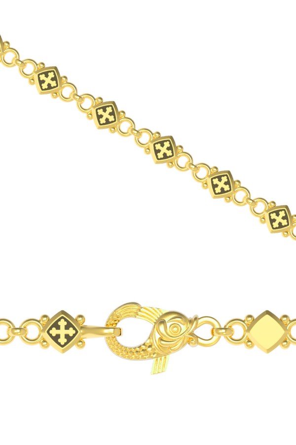 Браслет из лимонного золота