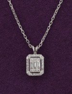 Колье из белого золота c бриллиантами