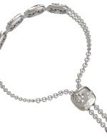 Браслет из белого золота c бриллиантами и ониксом