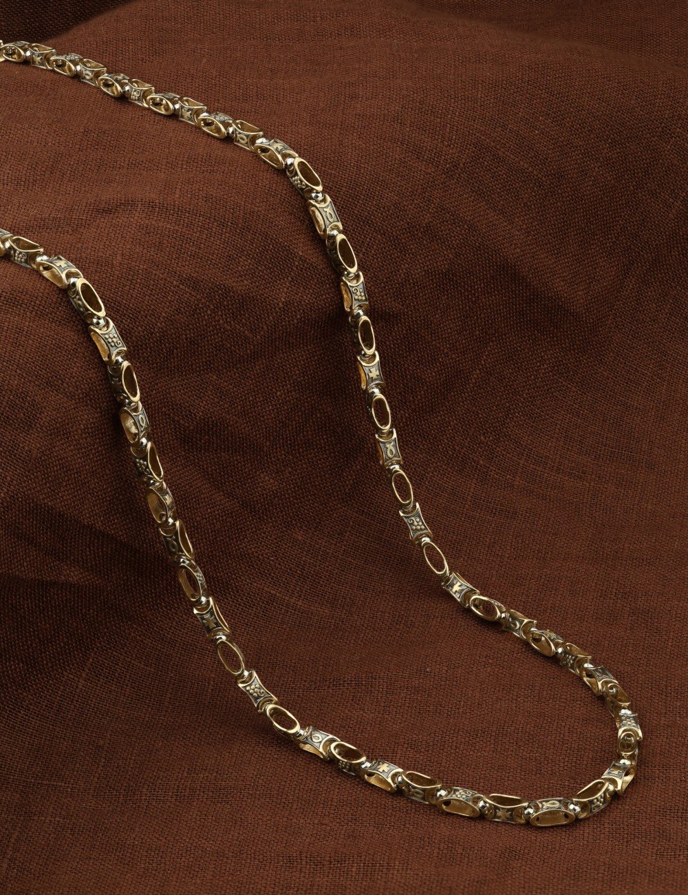 Цепь из лимонного золота