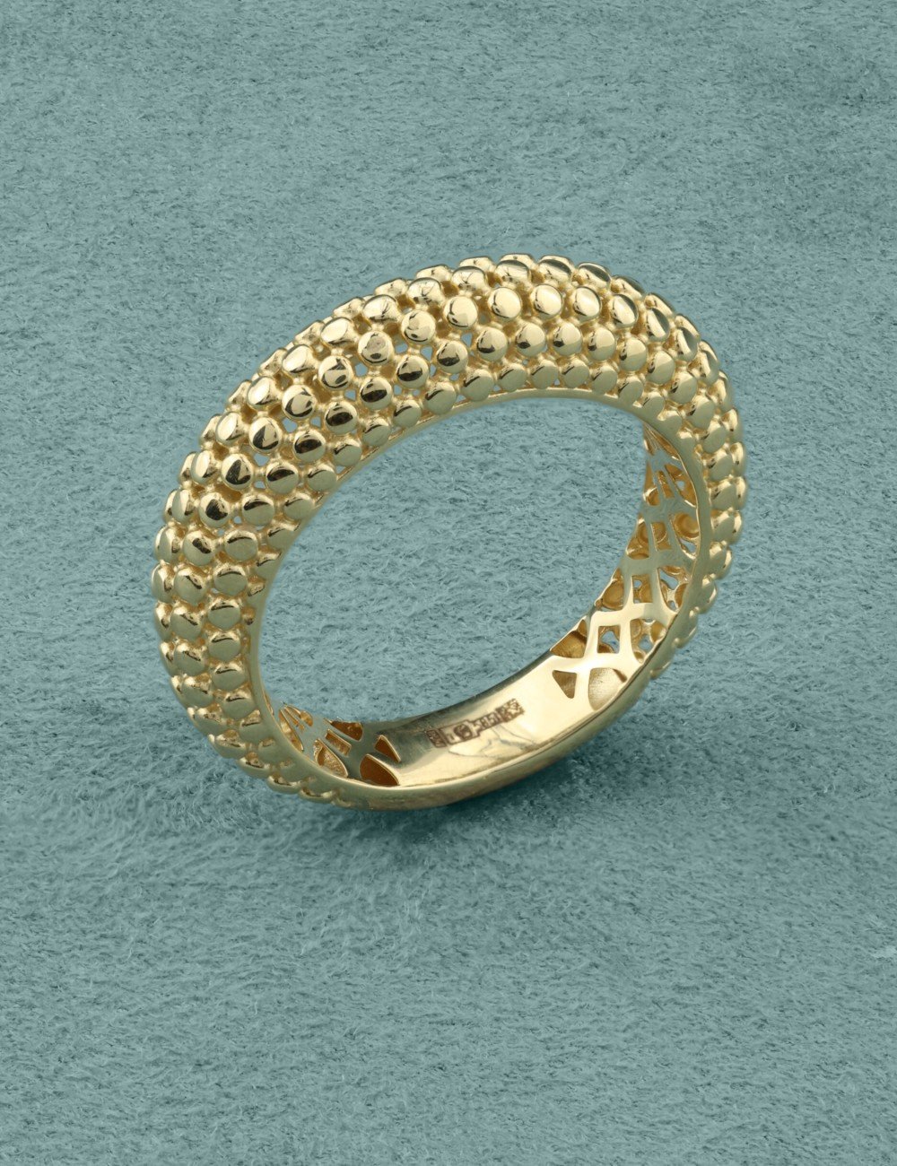 Кольцо из лимонного золота