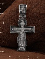 Крест из белого золота