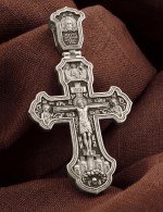 Крест из белого золота