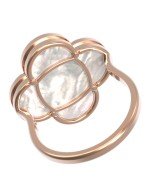 Кольцо из золота c перламутром