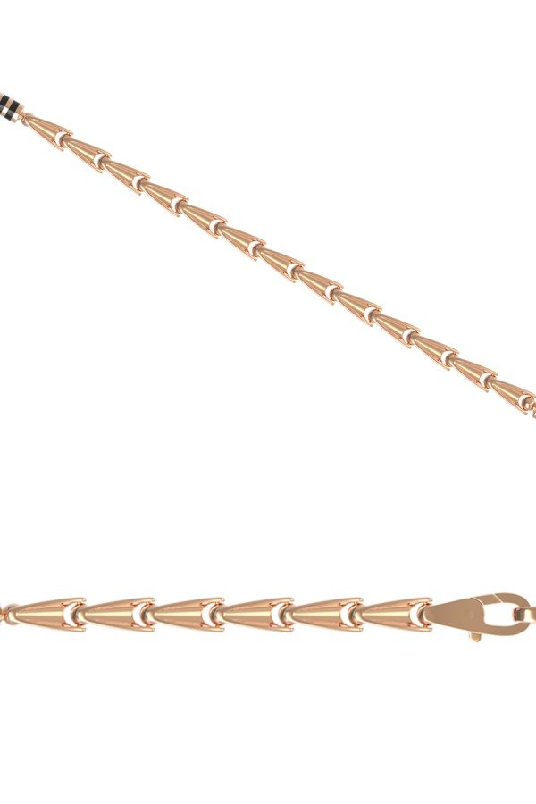 Цепь из золота c эмалью