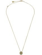 Колье из лимонного золота c бриллиантами и ониксом