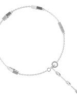 Браслет из белого золота c лазуритом и перламутром