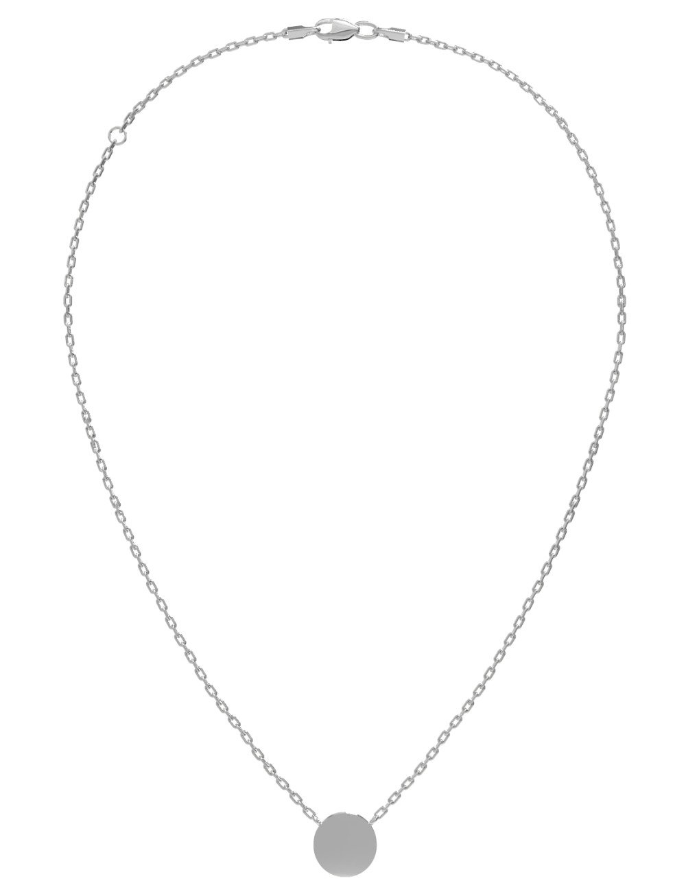 Колье из белого золота c бриллиантами и ониксом