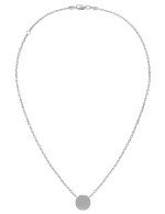 Колье из белого золота c бриллиантами и ониксом