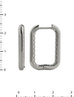 Серьги из белого золота