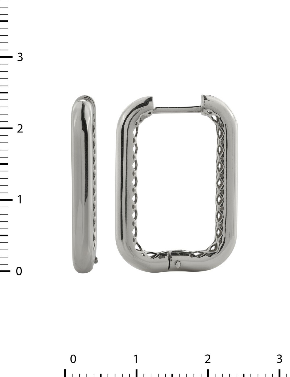 Серьги из белого золота