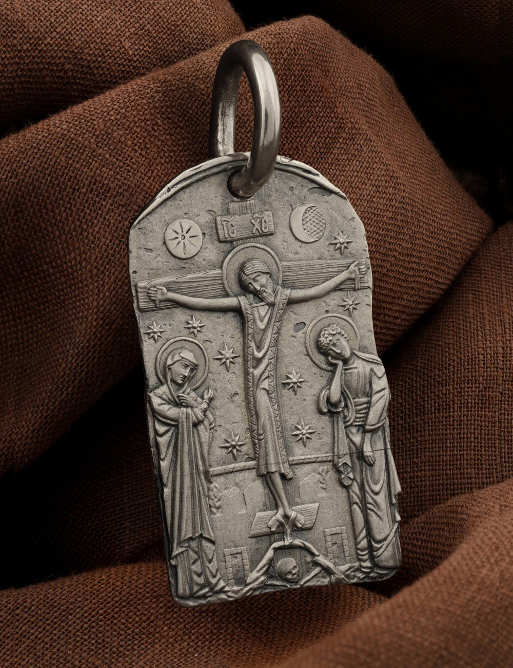 Образок из белого золота