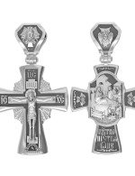 Крест из белого золота