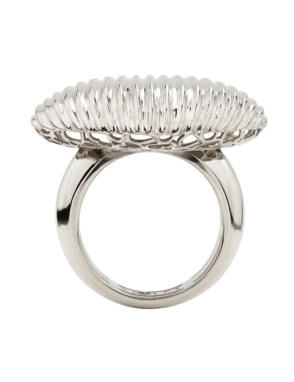 Кольцо из белого золота c рубином