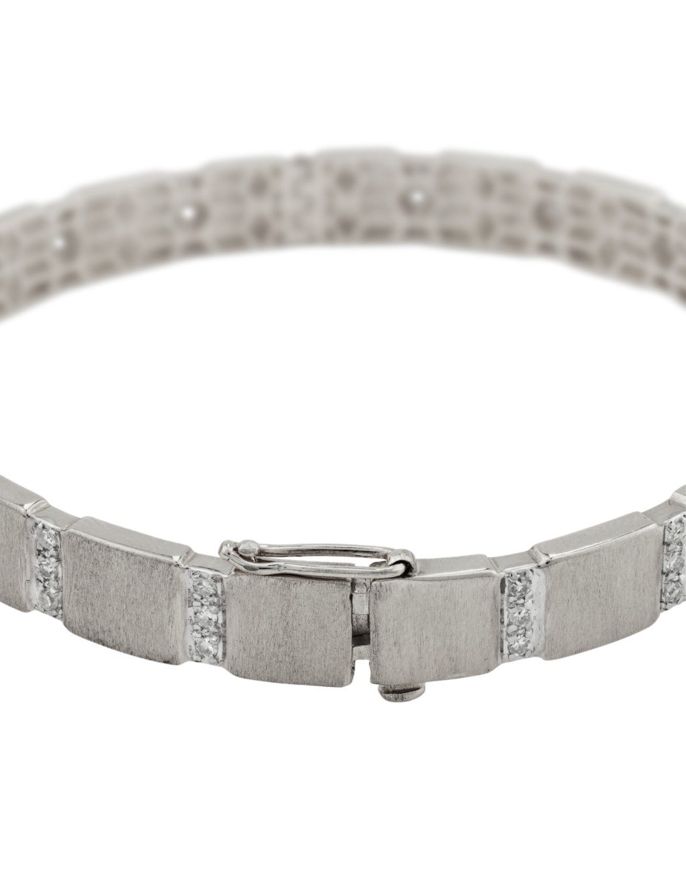 Браслет из белого золота c бриллиантами