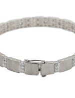 Браслет из белого золота c бриллиантами