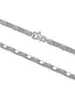 Цепь из белого золота