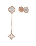 Серьги из золота c бриллиантами