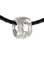 Подвеска из белого золота c бриллиантами