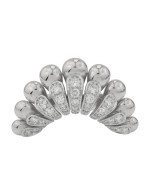 Кольцо из белого золота c бриллиантами