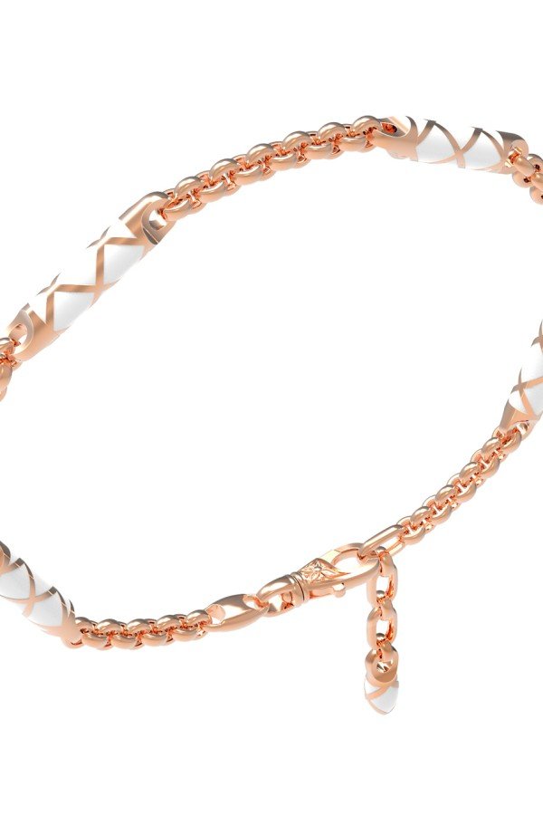 Браслет из золота c эмалью