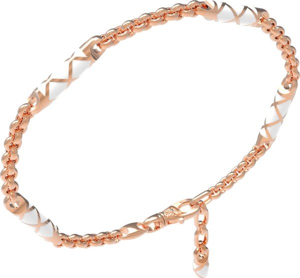 Браслет из золота c эмалью