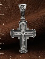 Крест из белого золота