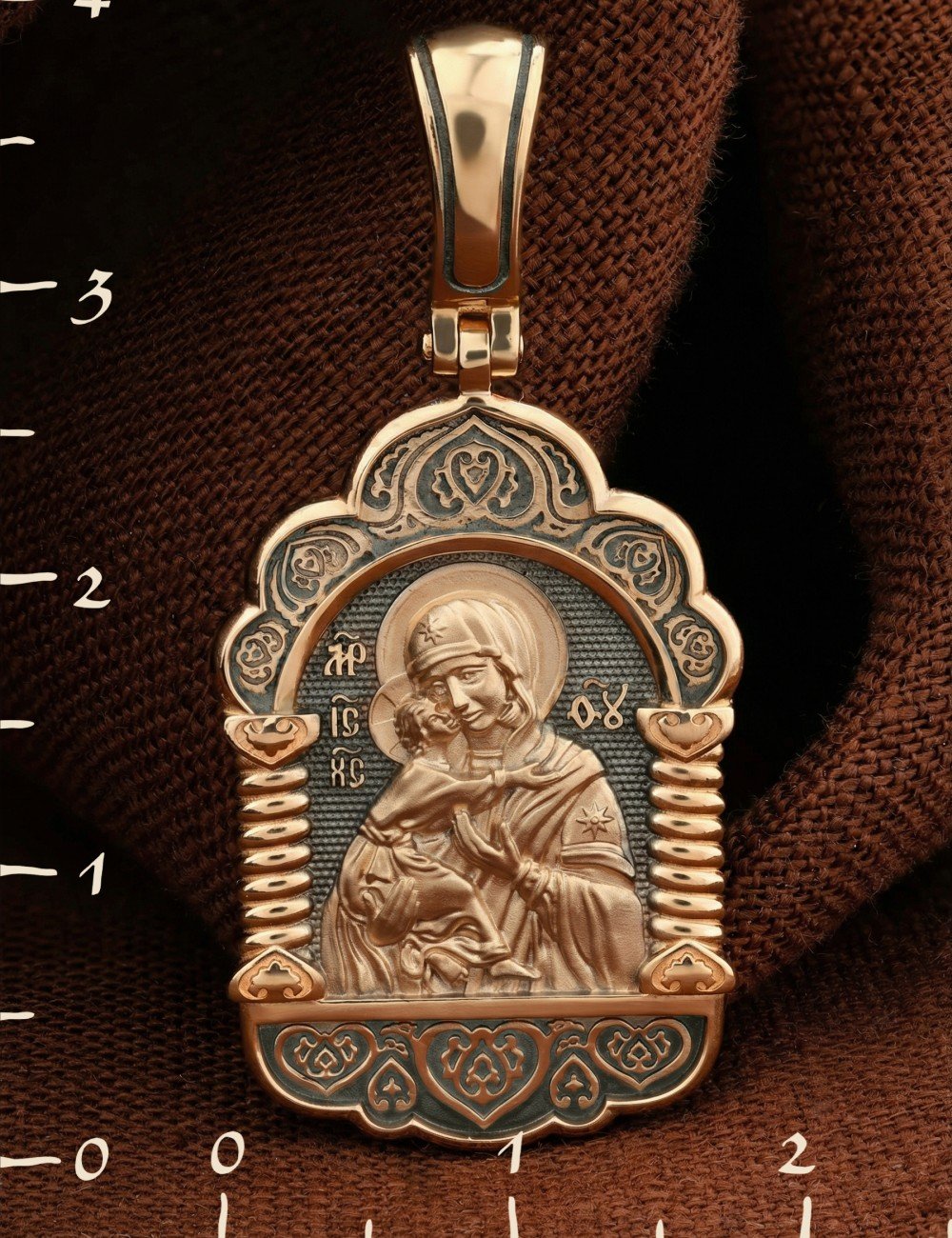 Образок из золота